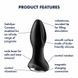 Анальная смарт-пробка с ротацией Satisfyer Rotator Plug 2+, черный
