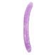 Фалоімітатор двосторонній фіолетовий Chisa Hi-Rubber 46 см *4,7 см