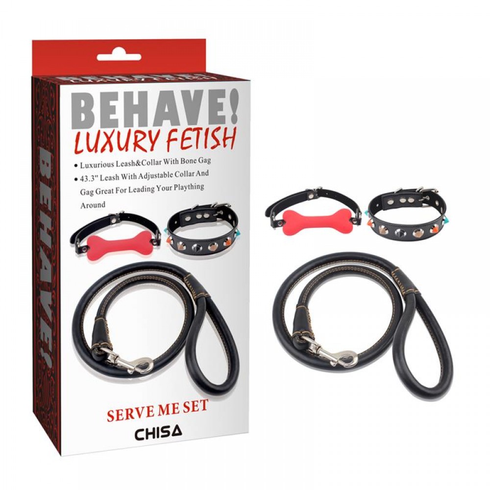 Набір БДСМ Chisa BEHAVE! LUXURY FETISH із 3-х предметів