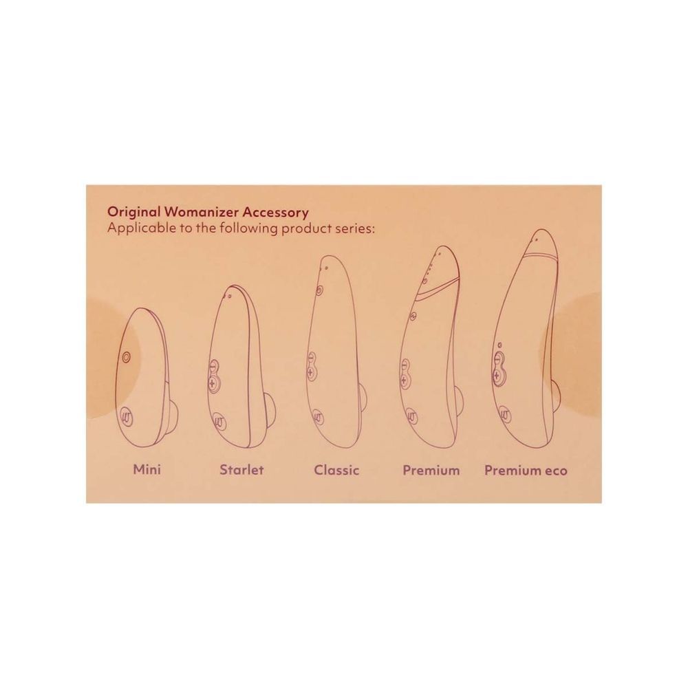 Сменные насадки на Womanizer Premium, Eco, Classic, Liberty, Starlet 2, красные, размер L
