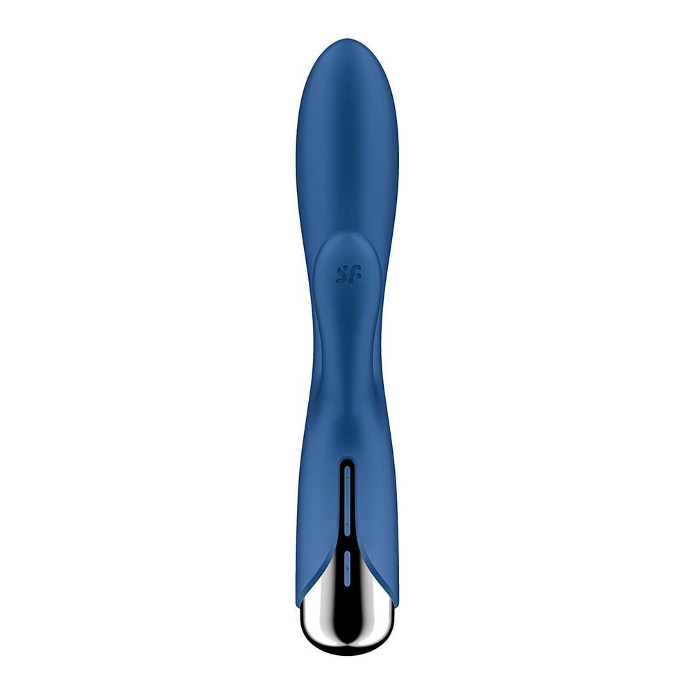 Вібратор кролик із ротацією Satisfyer Spinning Rabbit 1, синій