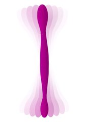 Вибратор двойной нереалистичный TOY JOY Infinity фиолетовый, 37 х 3.5 см