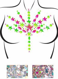 Наклейки на тело Leg Avenue Bliss Neon Body jewels sticker O/S