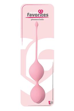 Вагинальные шарики Dream Toys Bloom Duo Love 3.6 см, розовый