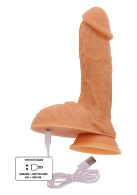 Реалістичний вібратор Toy Joy Get Real Naked з присоскою та пультом управління