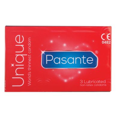 Презервативи Pasante Unique Latexfree 3 шт