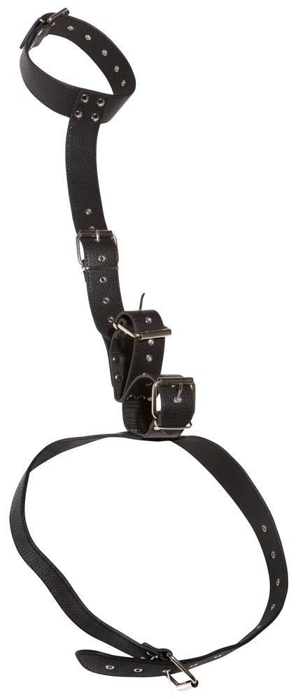 Система фіксації Bad Kitty Neck and Hand Restraints, чорного кольору