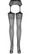 Чулки с поясом S500 Garter stockings Obsessive черный S/M/L