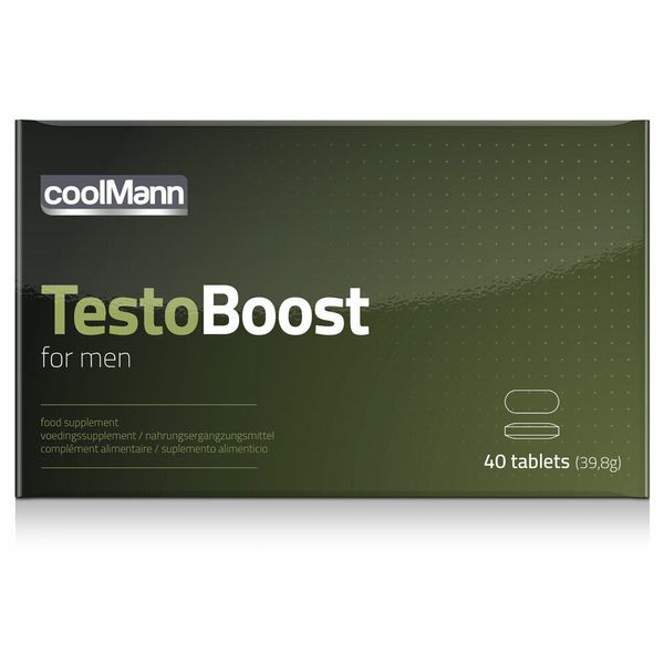 Капсулы для повышения сексуальной активности CoolMannTesto boost (цена за упаковку, 40 капсул)