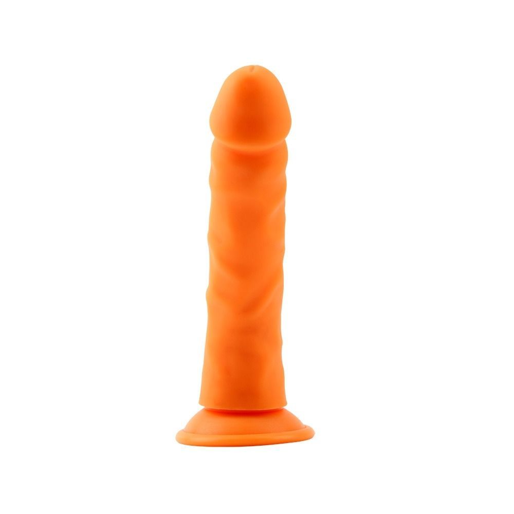 Фалоімітатор&nbsp;реалістичний на&nbsp;присосці&nbsp;Chisa&nbsp;Delux Pure Nature Steven.R-Orange, помаранчевий