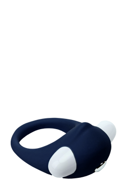Эрекционное кольцо с вибрацией Dream Toys Rings of Love, синий