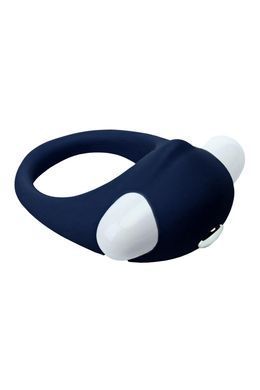 Эрекционное кольцо с вибрацией Dream Toys Rings of Love, синий