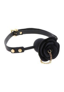 Кляп-роза с открытием Taboom Dona Rose Ball черный