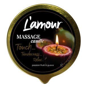 Массажная свеча L'amour Passionfruit & Guava, золотая, 70 мл