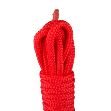 Бондажная веревка Easytoys, нейлоновая, красная, 5 м