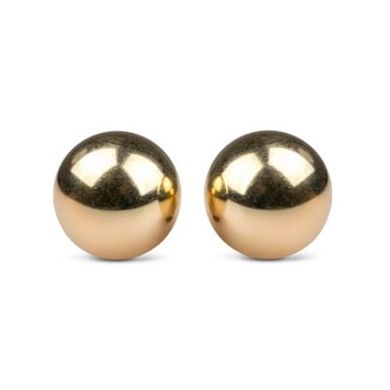 Вагінальні кульки металеві Easytoys, золотий, 2,5 см