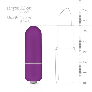 Вибропуля Easytoys, фиолетовая, 5.5 х 1.7 см