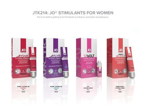 Дисплей із збуджуючими гелями та тестерами System JO - Arousal Gel Display