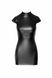 Сукня вінілова, F309 Noir Handmade Fantasy з вирізом на спині, зі шнурівкою, чорна, розмір S