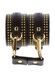 Поножи Taboom Vogue Studded Ankle Cuffs Set из веганской кожи, черные с золотистой фурнитурой