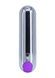 Вибропуля Strong Bullet Vibrator Silver/Purple USB 10 режимов вибрации