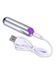 Вибропуля Strong Bullet Vibrator Silver/Purple USB 10 режимов вибрации