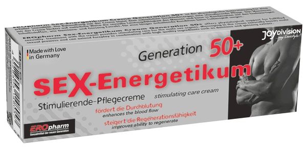 Крем эрекционный JOY Division Sex Energetic 50+ Sexenergy Cream, 40 мл