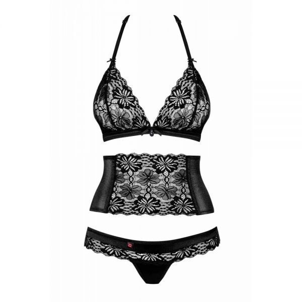 Комплект Obsessive 846-SEG-1 S / M чорний