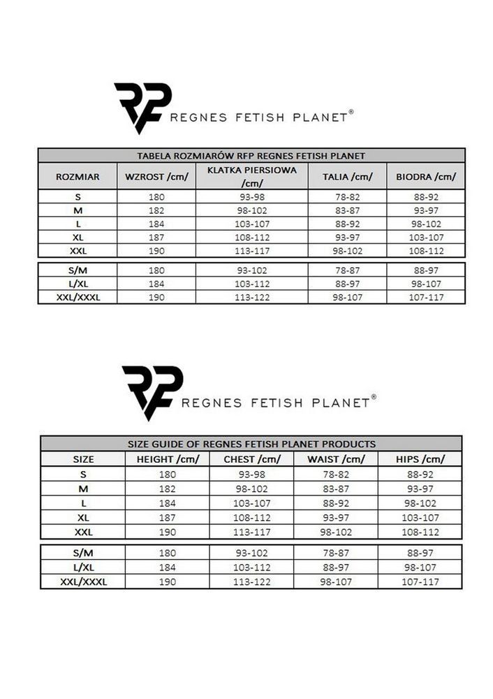 Чоловічі стрінги на застібці Regnes Fetish Planet чорні, XL