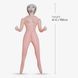Секс-кукла с 3 отверстиями Crushious CRISTINA The Inflatable Nurse, бежевая, 155 см