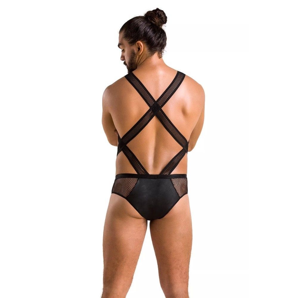 Боді чоловіче Passion 045 VICTOR Black L/XL