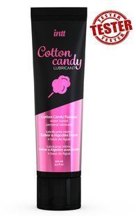 ТЕСТЕР /Лубрикант со вкусом сладкой ваты Intt Cotton Candy,100 мл(при покупке 10 ед,тестер за 1 грн)