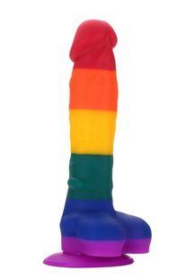 Райдужний фалоімітатор COLOURFUL LOVE DILDO