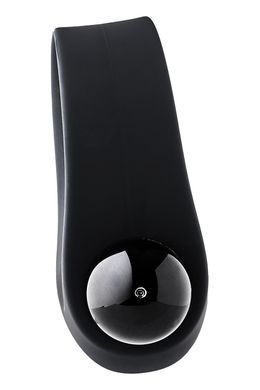 Эрекционное кольцо с вибрацией Dream Toys Ramrod черное, 8 х 3.2 см