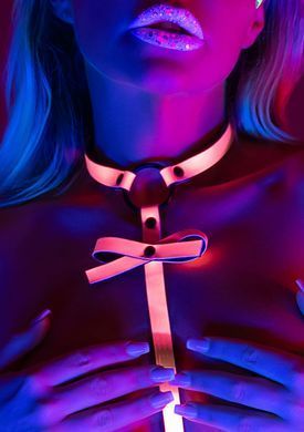 Портупея Taboom Glow In The Dark з бантиком з ефектом світіння в темряві