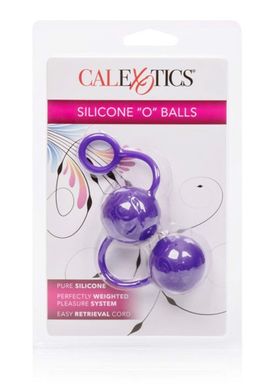 Вагинальные шарики силиконовые Posh Silicone O Balls фиолетовые California Exotic