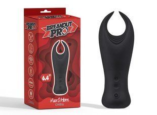 Мастурбатор із функцією вібрації Chisa Breakout Pro Max O Horn, чорний