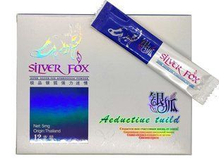 Сильные возбуждающие капли Silver Fox (цена за 1 стик)