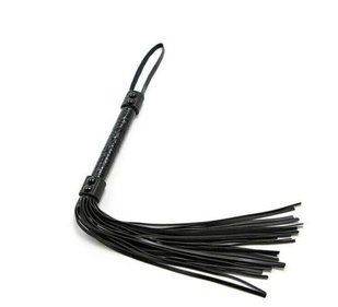 Флогер з петлею на рукоятці DS Fetish Flogger чорний