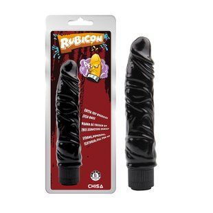 Вибратор реалистичный Chisa Rubicon Rude Vibrating Him, черный