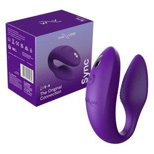 Инновационный смарт вибратор We Vibe Sync 2 Purple для пары, фиолетовый