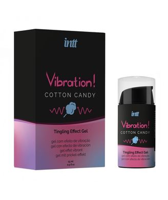 Рідкий вібратор INTT VIBRATION COTTON CANDY 15 ml