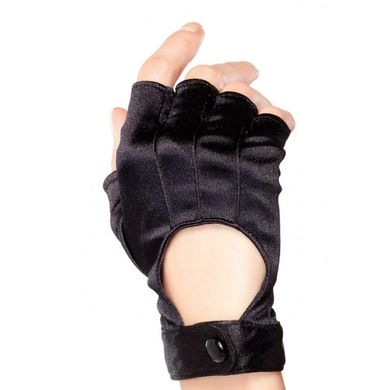 Перчатки без пальцев черные Leg Avenue Fingerless Motercycle Gloves O/S