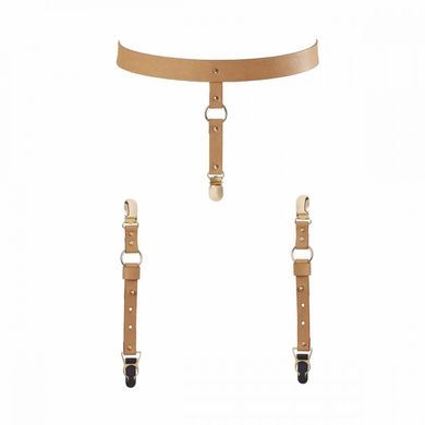 Подтяжки Bijoux Indiscrets MAZE - Suspender Belt for Underwear and Stockings Braun O\S