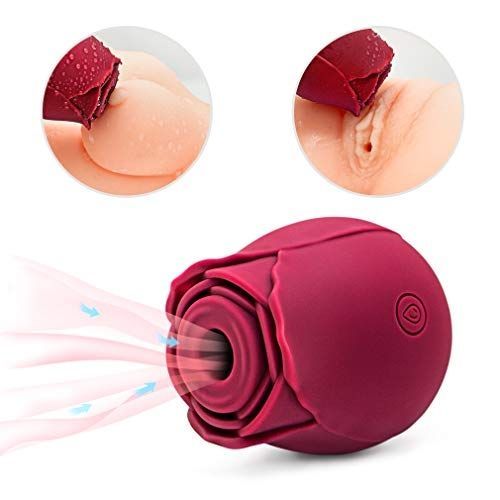 Вакуумный клиторальный стимулятор Chisa Rose Petal (Rose Red)