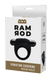 Эрекционное кольцо с вибрацией Dream Toys Ramrod черное, 8 х 3.2 см