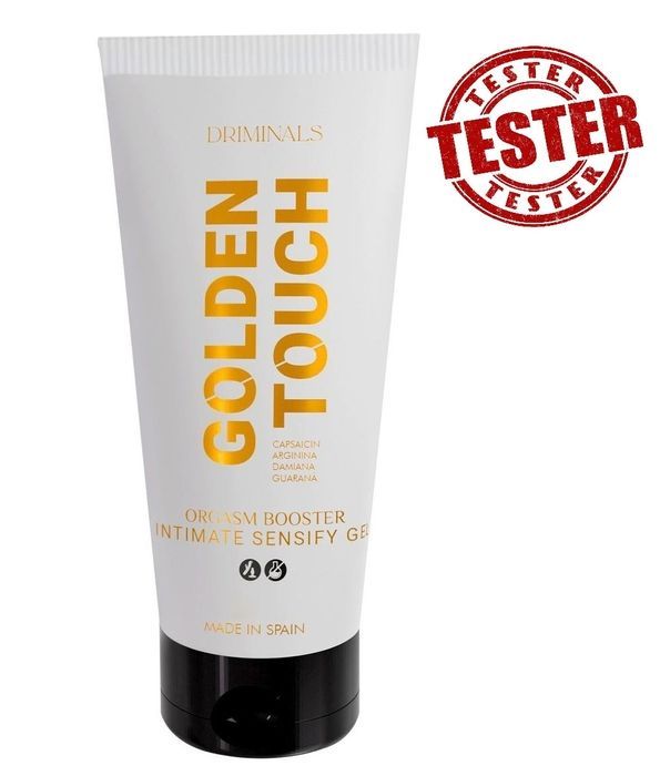 ТЕСТЕР/Лубрикант Driminals Golden Touch Booster, 30 мл, при покупці 5 од., 1 тестер у подарунок за 1 грн
