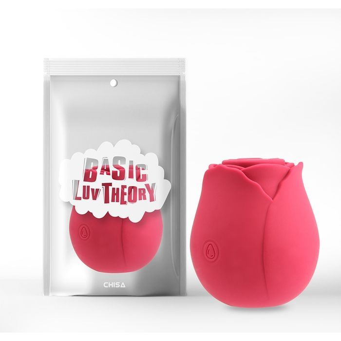 Вакуумный клиторальный стимулятор Chisa Rose Petal (Rose Red)