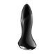 Анальная смарт пробка с вибрацией и бусинами Satisfyer Rotator Plug 1 Connect App черная