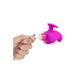 Вибратор на палец с рельефом Aria Blush, силиконовый, розовый